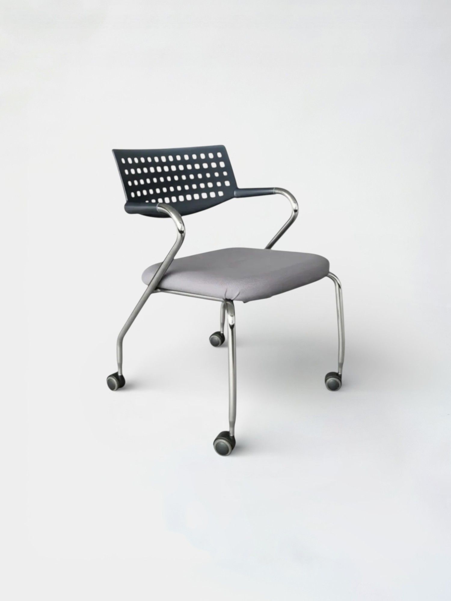 Vitra Visaroll dark grey with Black back design Antonio Citterio product image 1