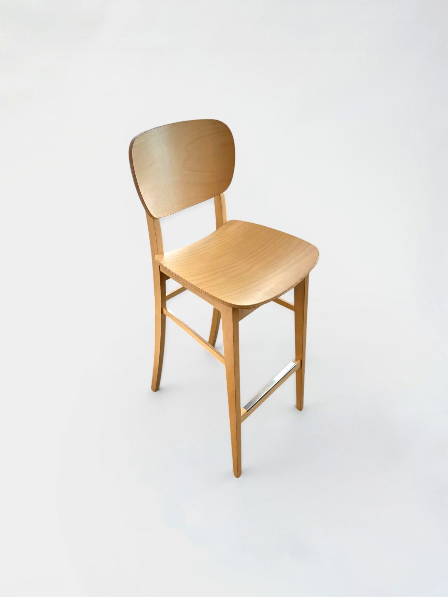Zcreation Beige Tan Wood High Chair product image 1