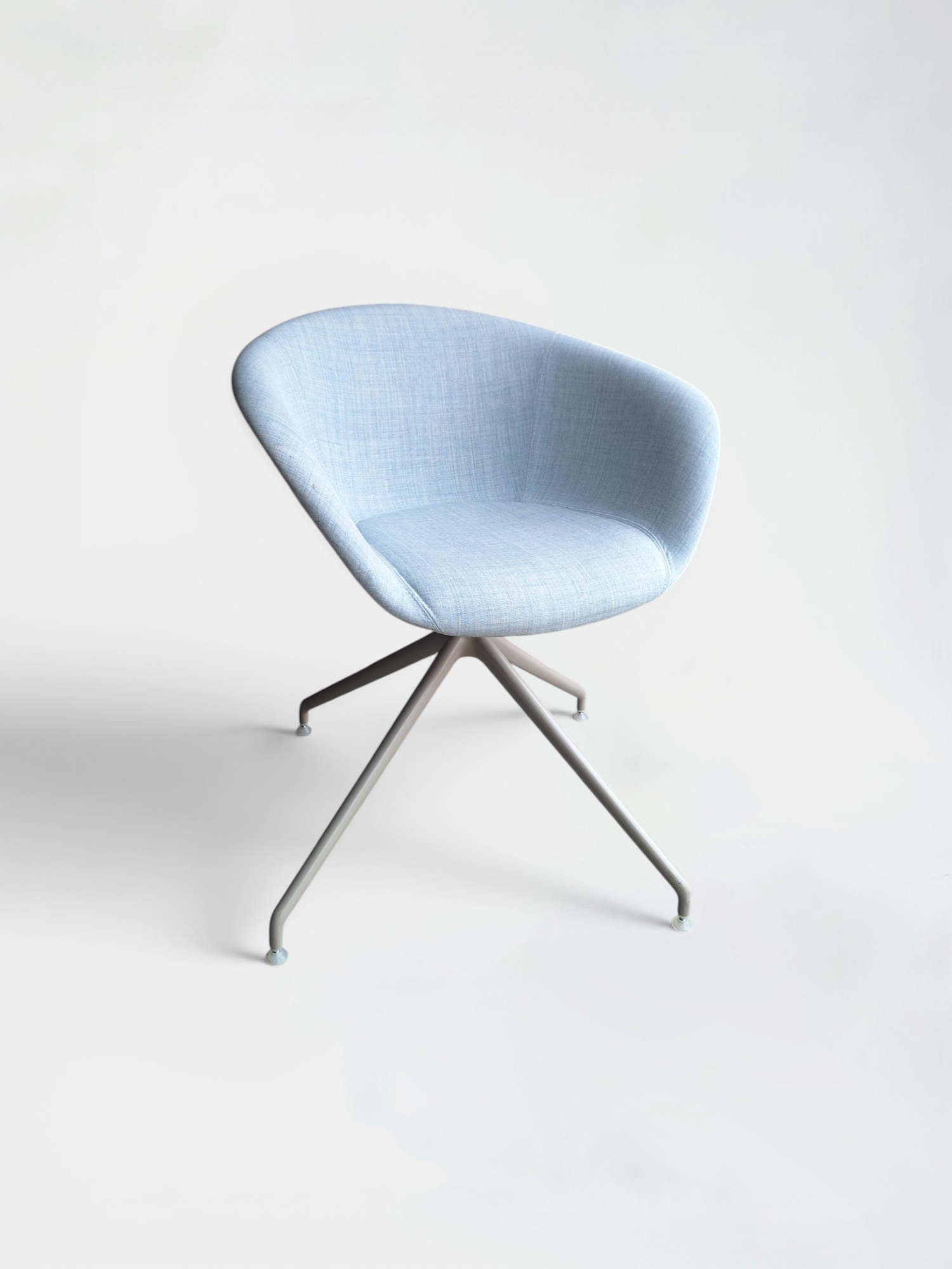 Arper Bleu/Gray Fabric Armchair product image